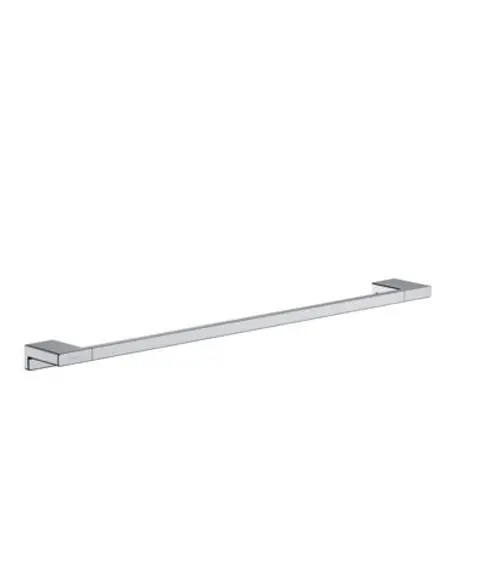 Hansgrohe Badetuchhalter in Chrom, mit geradlinigem Design, zur Wandmontage. Ideal zur Ablage von Badetüchern in einem Badezimmer.